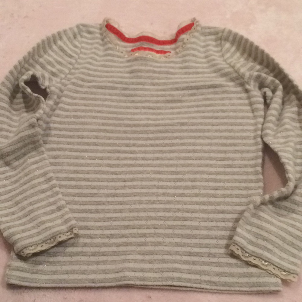Mini Boden cotton long sleeve top